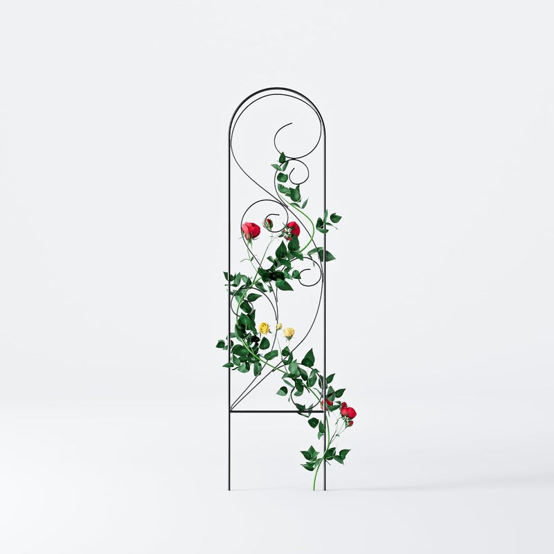 Zhongma 4 Pack 32" Metal Plant Trellis for Potted Plants Climbing,Indoor and Outdoor Fence Plant Support Trellis for Flower and Vagetable - Image 4